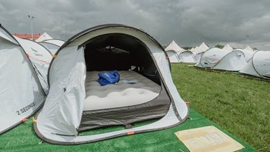 New Tent Inn Village: pre-erected tents