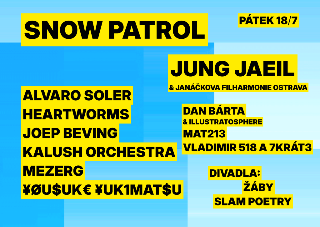 Program Colours 2025 den po dni - Colours of Ostrava